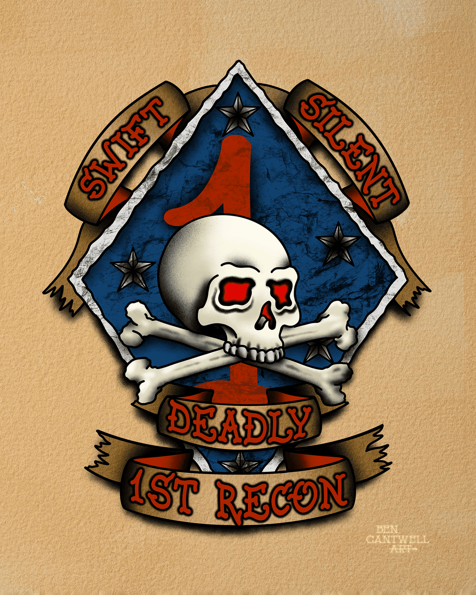 1st Reconnaissance Battalion – Ben Cantwell Art