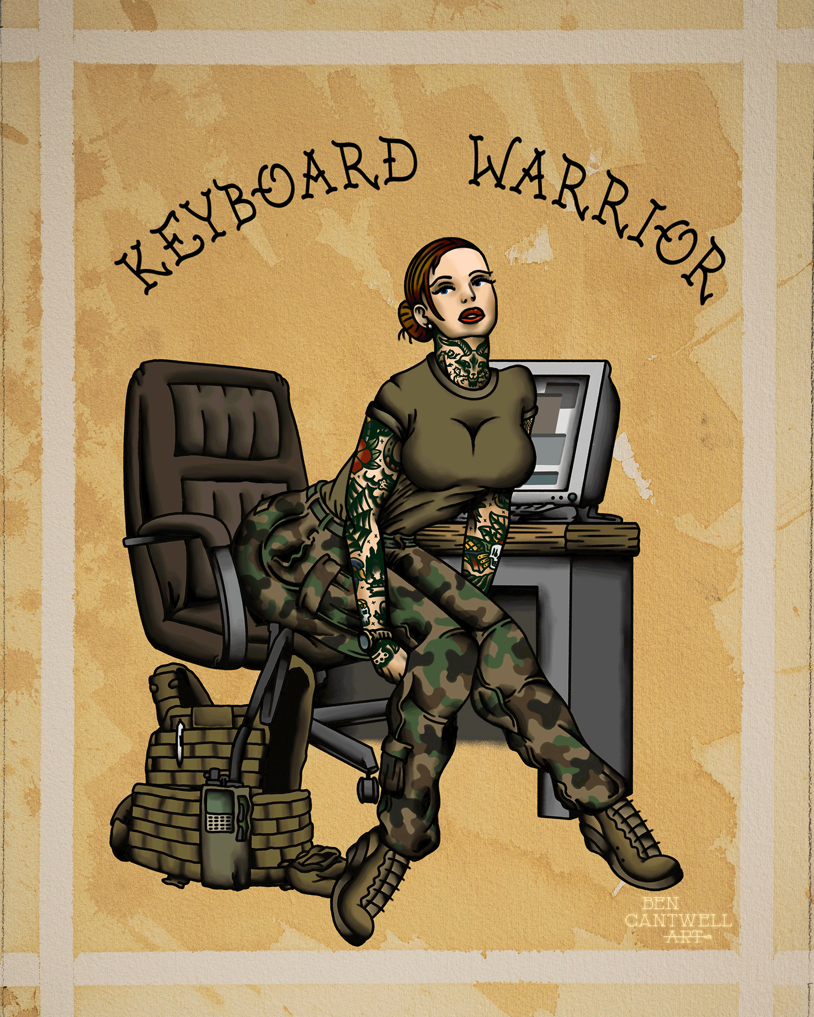 Keyboard Warrior Rage Keyboard Warrior Tattoos Keyboard Warriors / RoYuMi