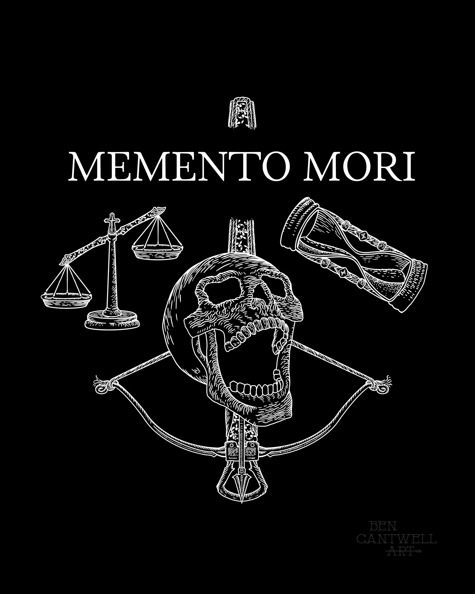 その他 Memento Mori Armaments Memento Mori - Remember That You Will Die - Print – Ben Cantwell Art
