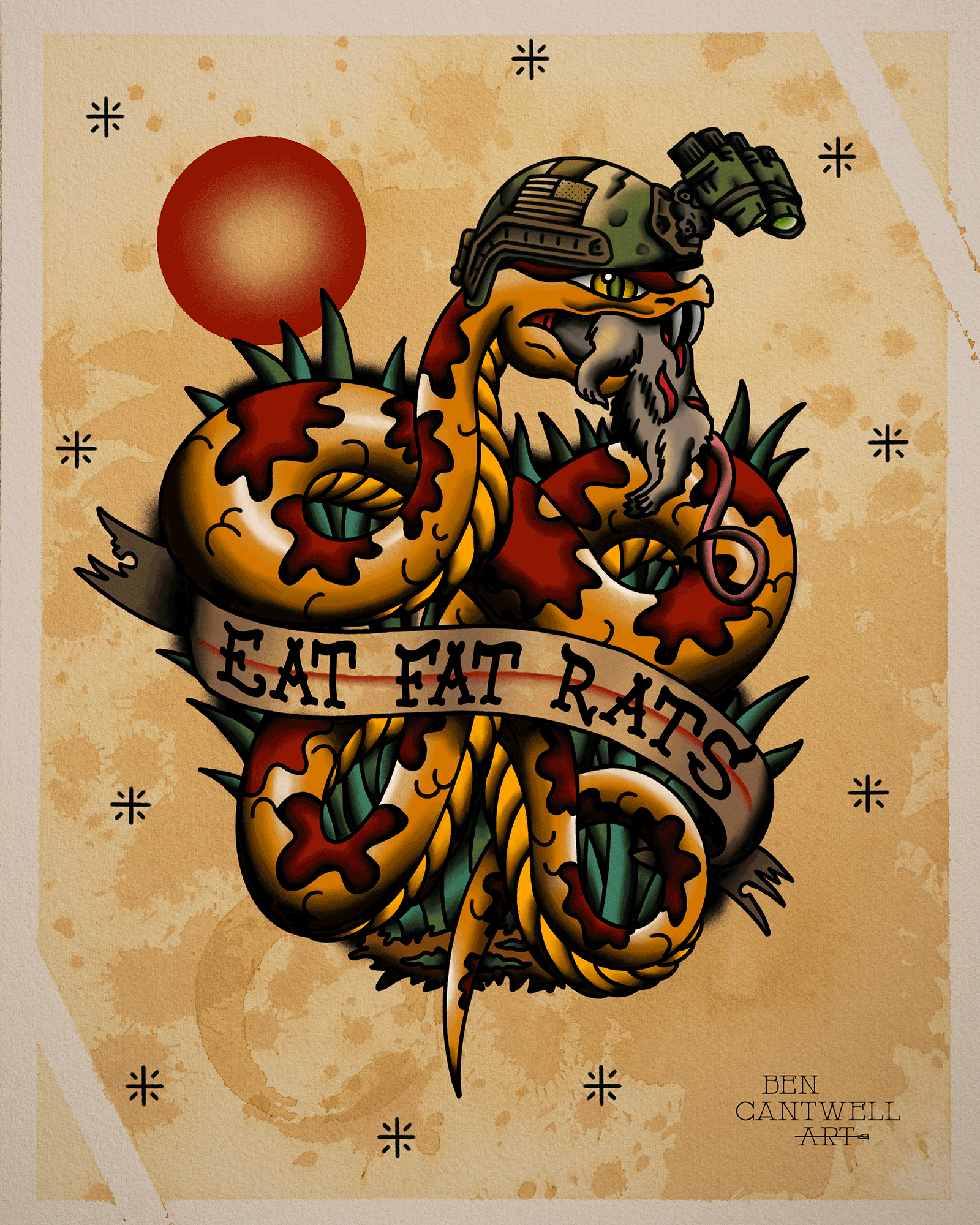 Faat Rat Eat fat rats – Ben Cantwell Art