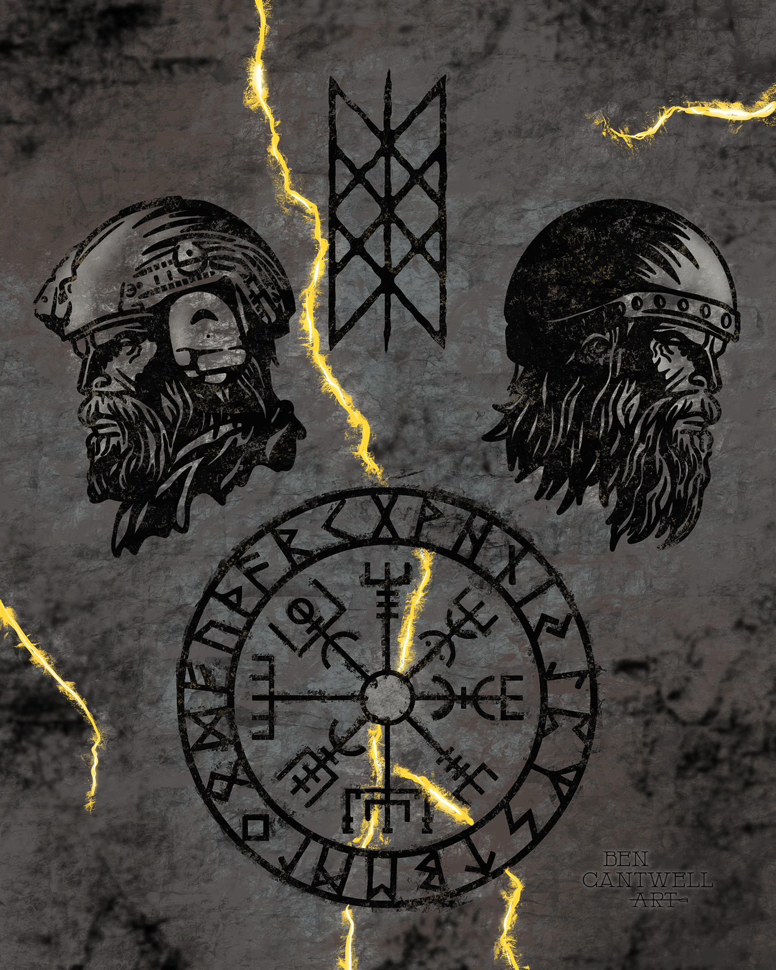 Ancient and Modern Warrior - Viking, image size:1600x2000